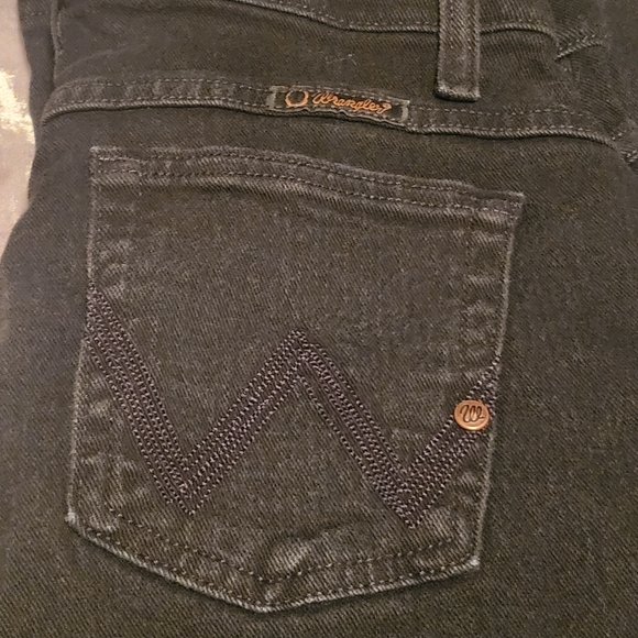 Wrangler Q-Baby Black Denim Jeans - Picture 2 of 4
